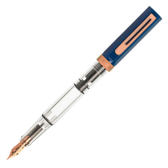Twsbi Eco Fountain Pen - Indigo Blue & Bronze Trim