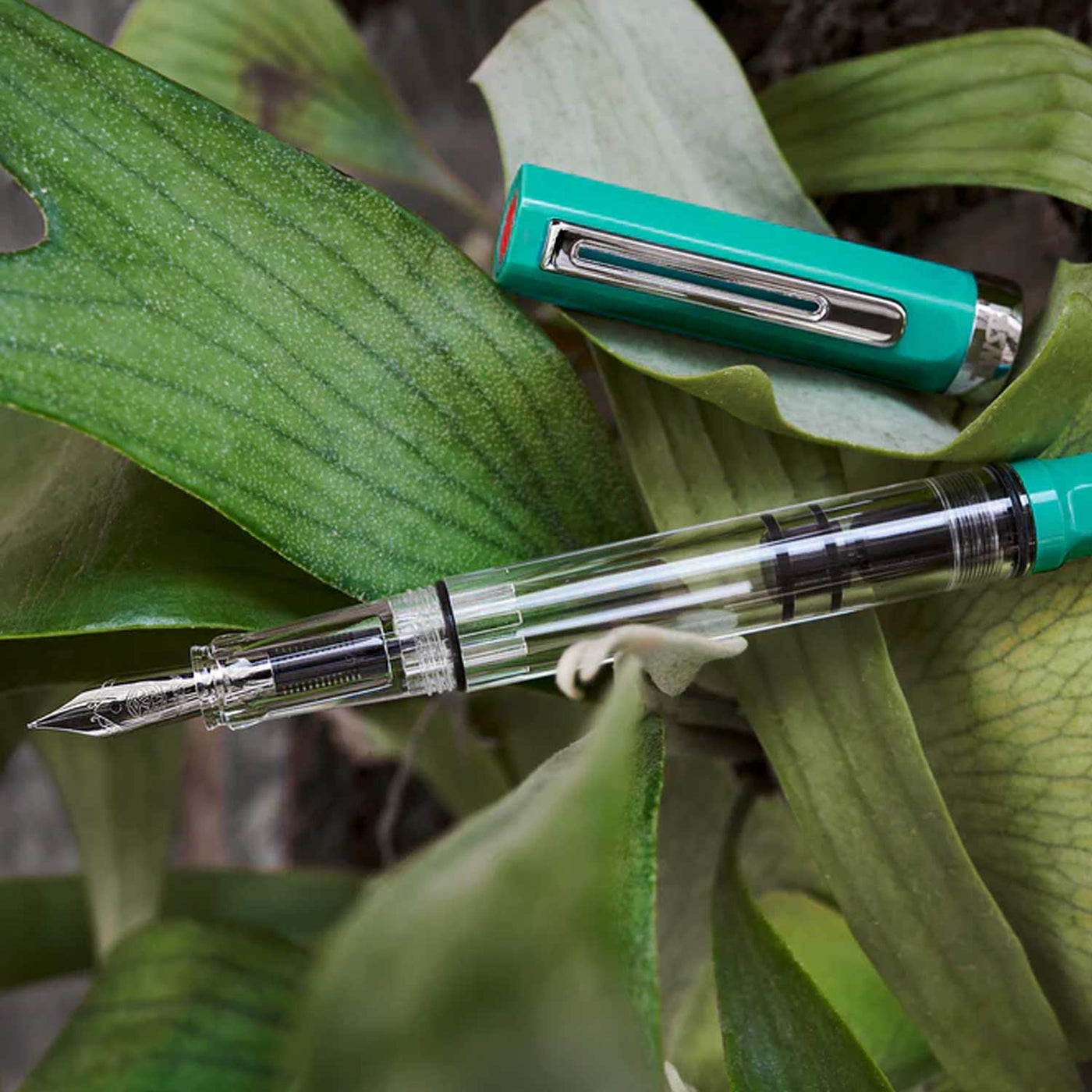 Twsbi Eco Fountain Pen - Persian Green CT 5