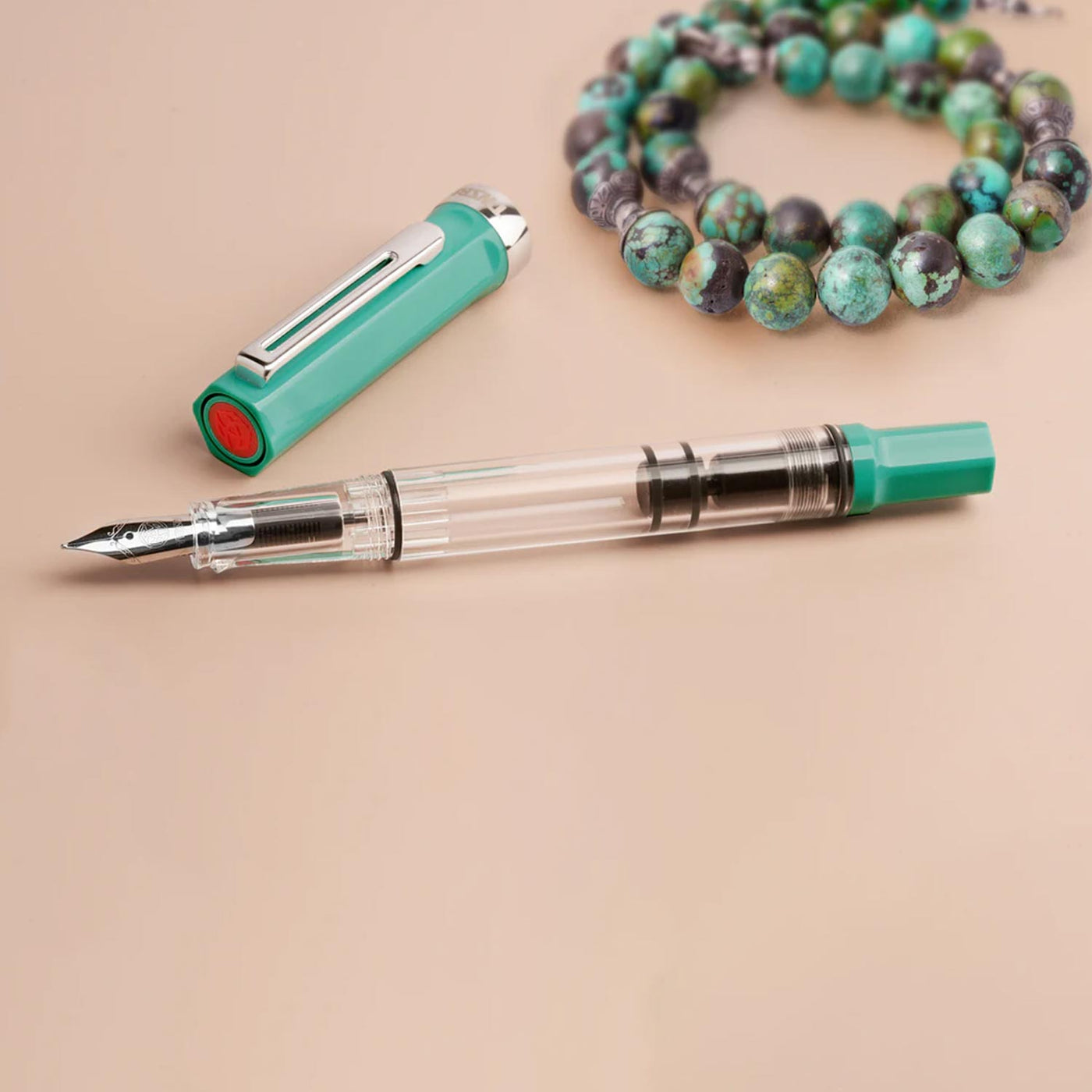 Twsbi Eco Fountain Pen - Persian Green CT 7