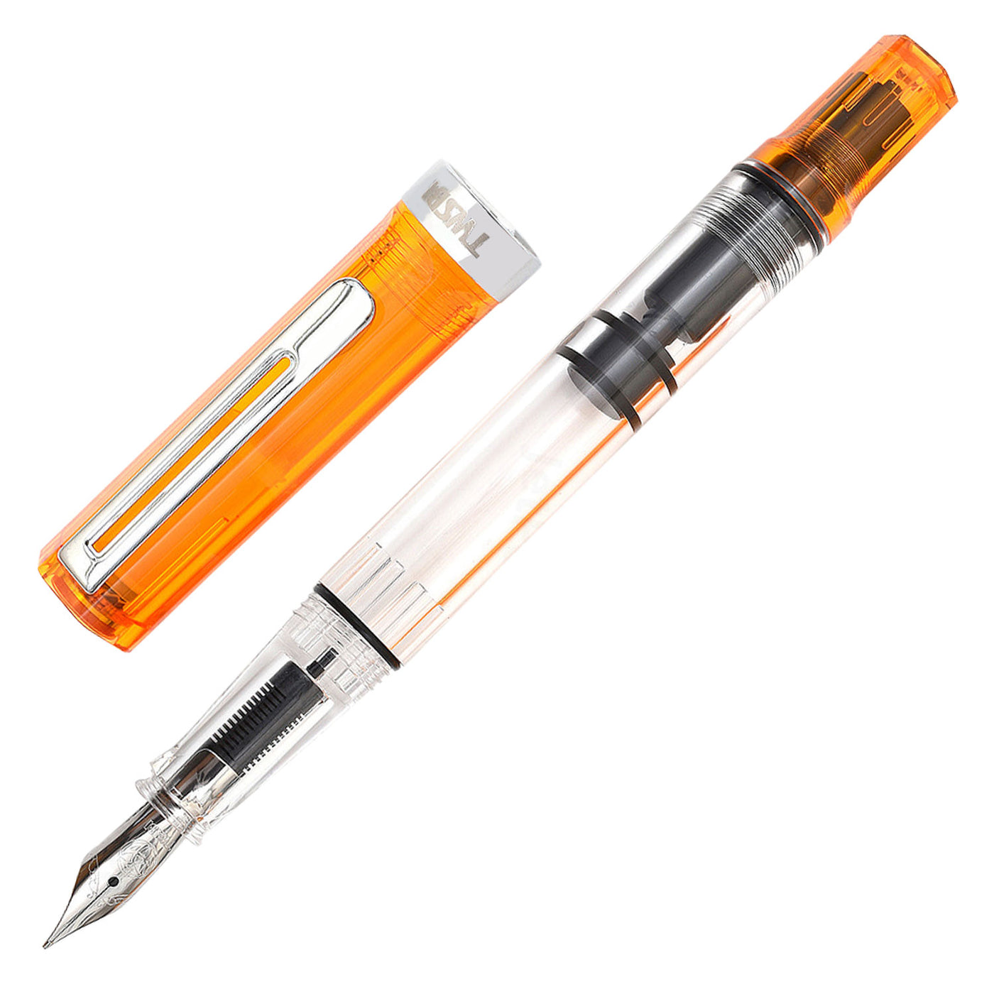Twsbi Eco Fountain Pen - Transparent Orange 1