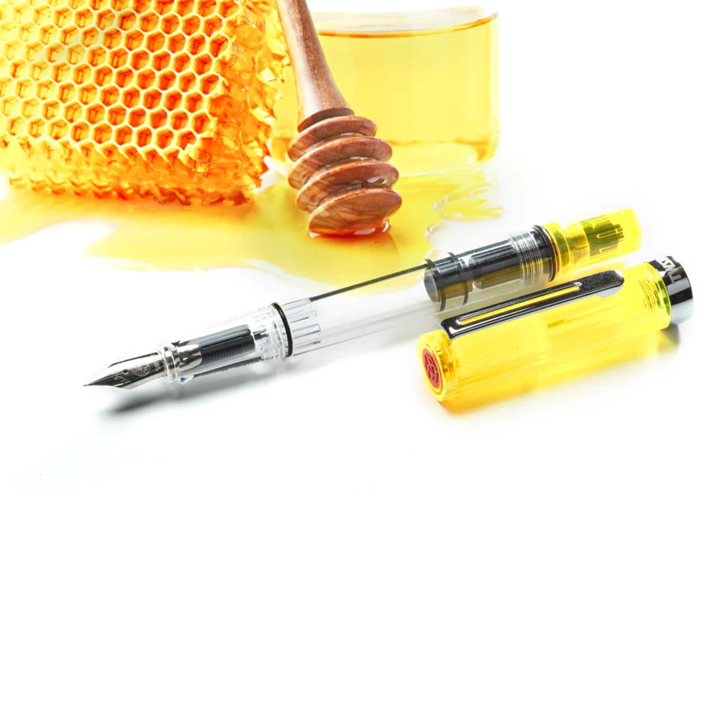 Twsbi Eco Fountain Pen - Transparent Yellow 6