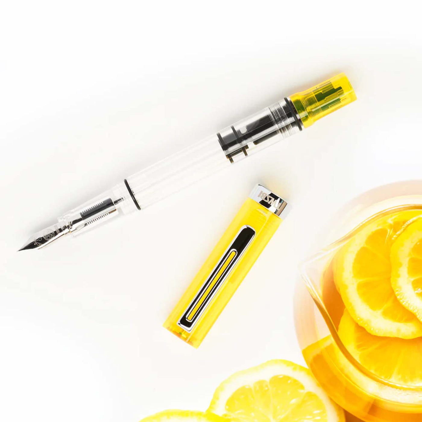 Twsbi Eco Fountain Pen - Transparent Yellow 7