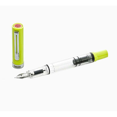 Twsbi Eco-T Fountain Pen - Yellow Green 1