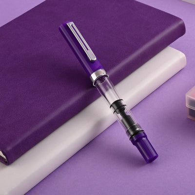 Twsbi Eco-T Fountain Pen - Eggplant Purple (Limited Edition) 11