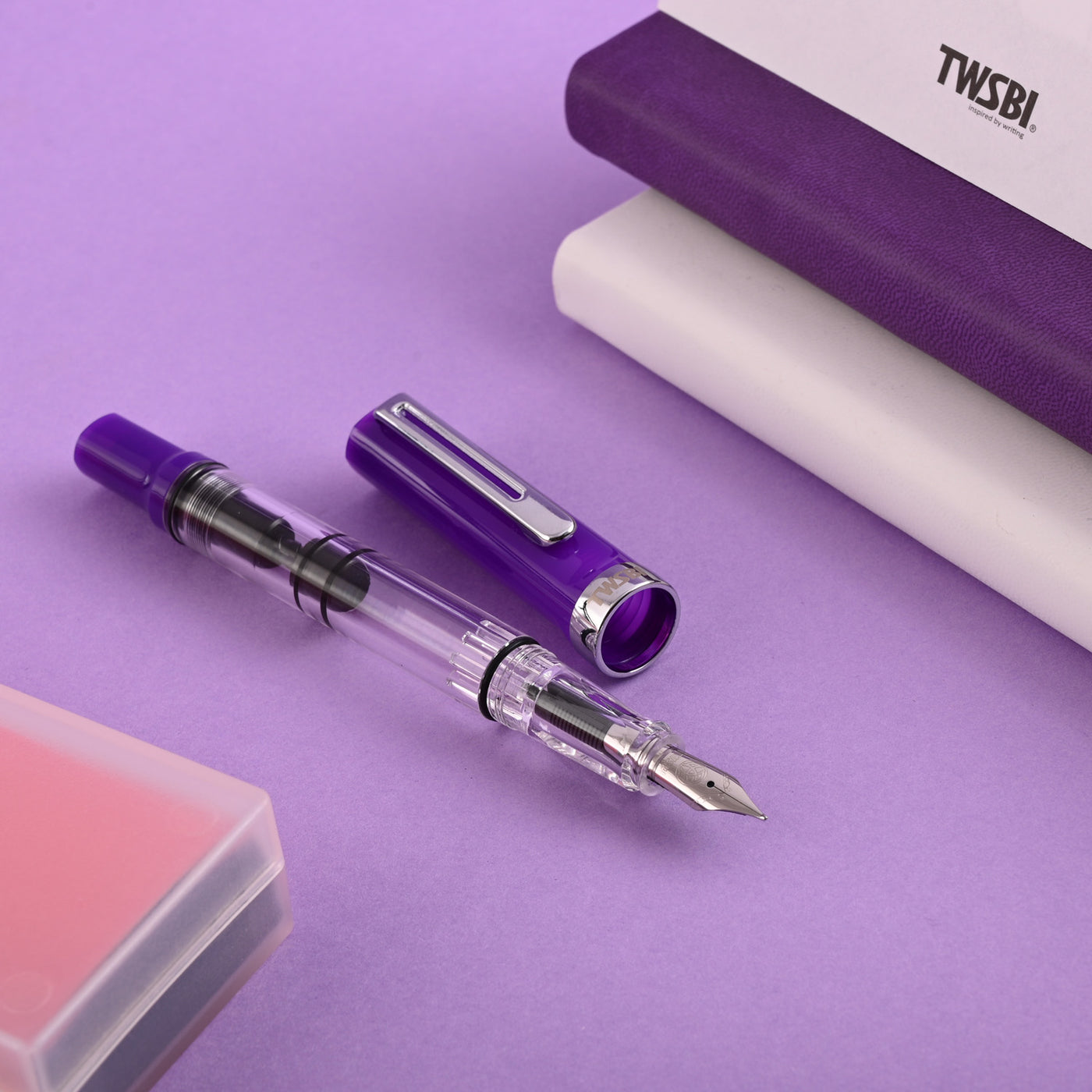 Twsbi Eco-T Fountain Pen - Eggplant Purple (Limited Edition) 7