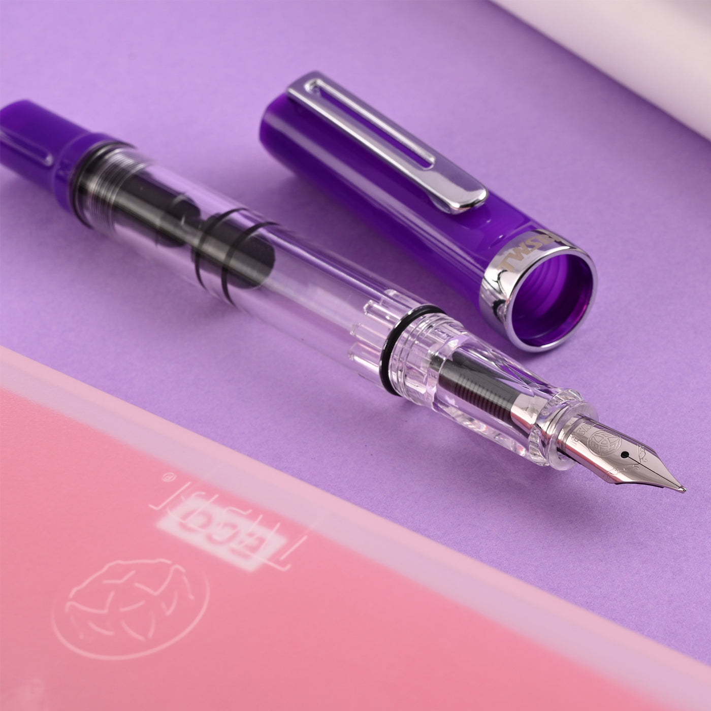 Twsbi Eco-T Fountain Pen - Eggplant Purple (Limited Edition) 9