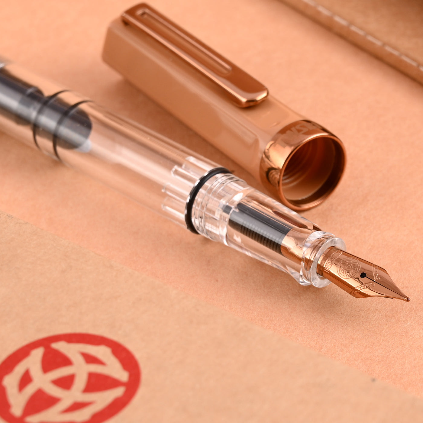 Twsbi Eco Fountain Pen - Caffe Bronze RGT 8