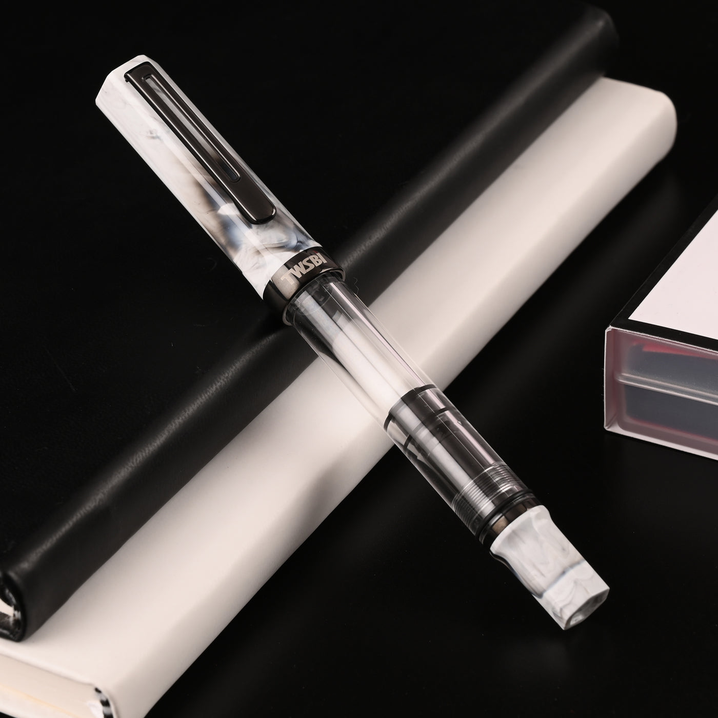 Twsbi Eco Fountain Pen - Carrara Onyx 13