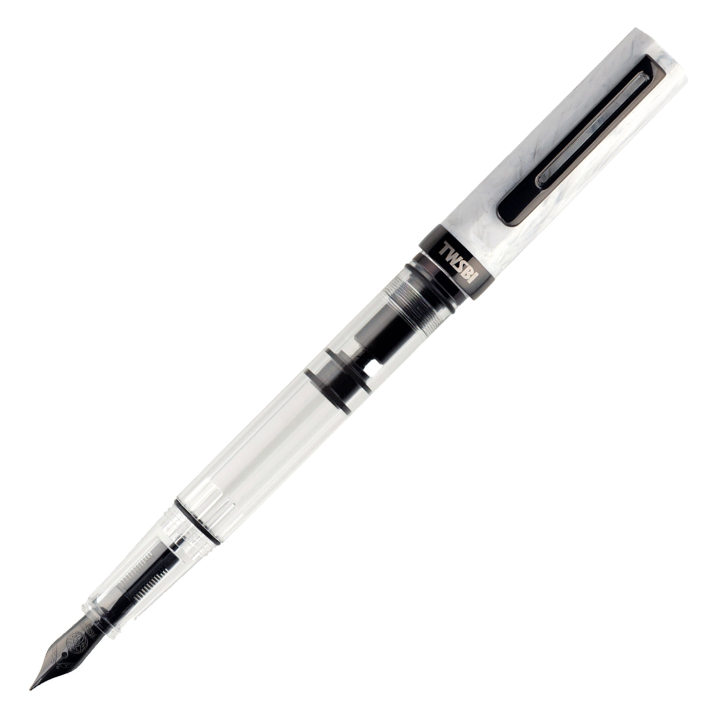 Twsbi Eco Fountain Pen - Carrara Onyx