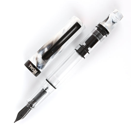 Twsbi Eco Fountain Pen - Carrara Onyx