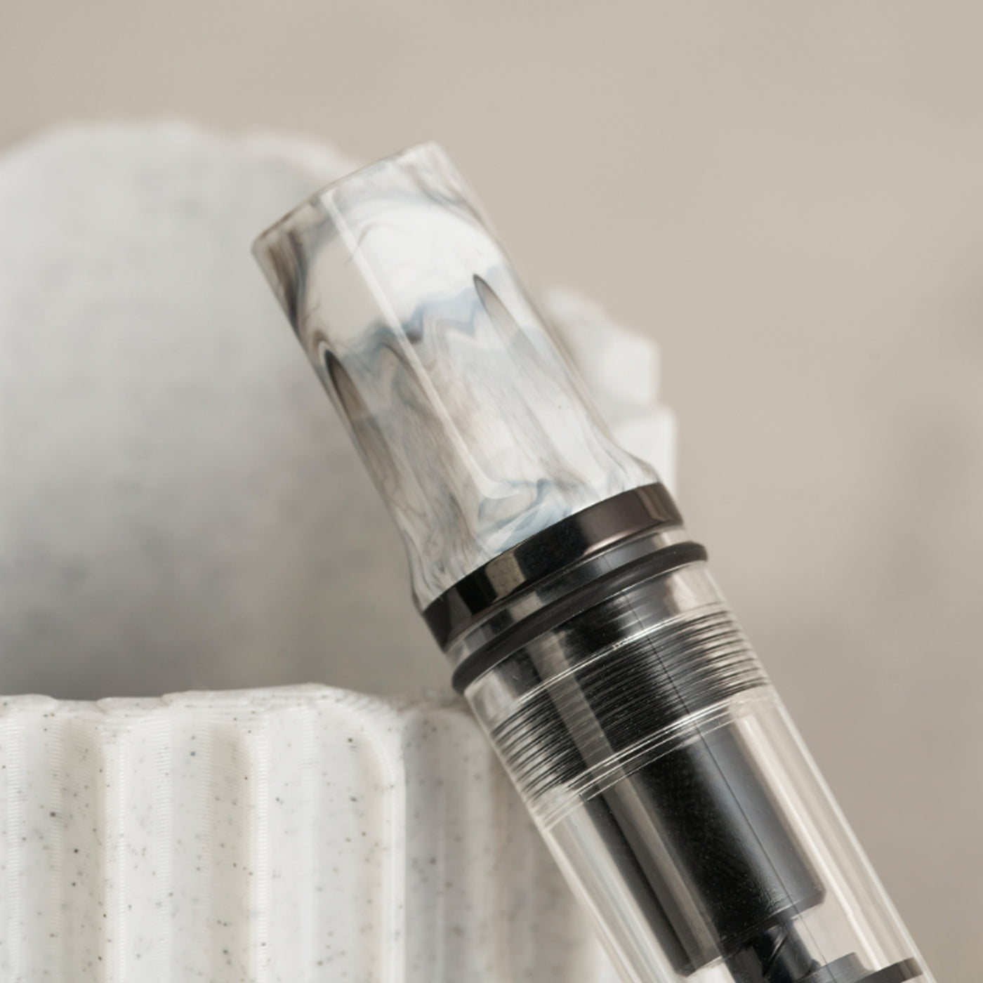 Twsbi Eco Fountain Pen - Carrara Onyx