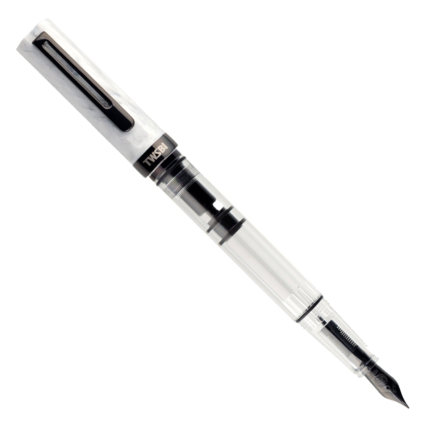 Twsbi Eco Fountain Pen - Carrara Onyx