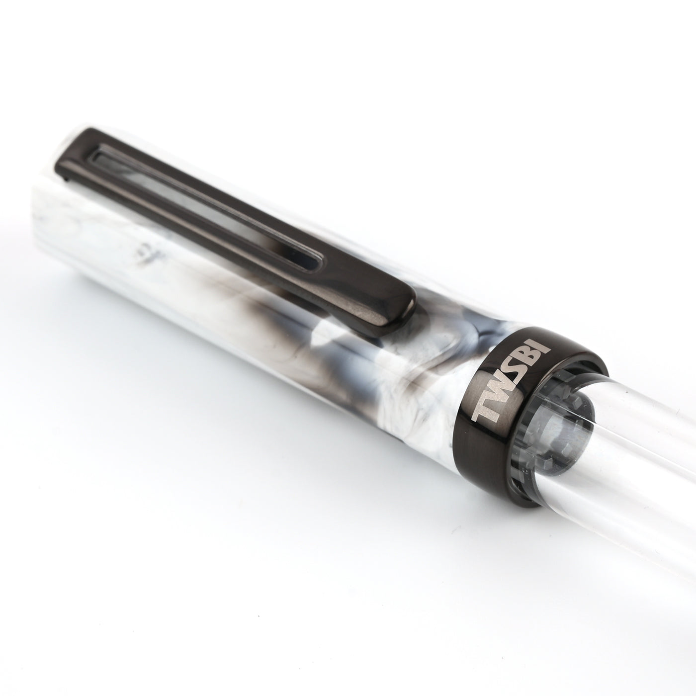 Twsbi Eco Fountain Pen - Carrara Onyx 6