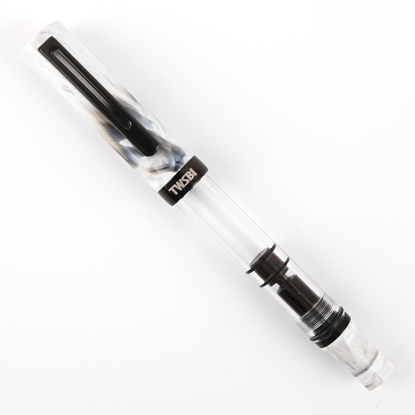 Twsbi Eco Fountain Pen - Carrara Onyx 7