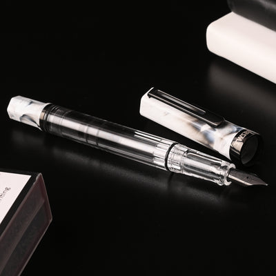 Twsbi Eco Fountain Pen - Carrara Onyx 8