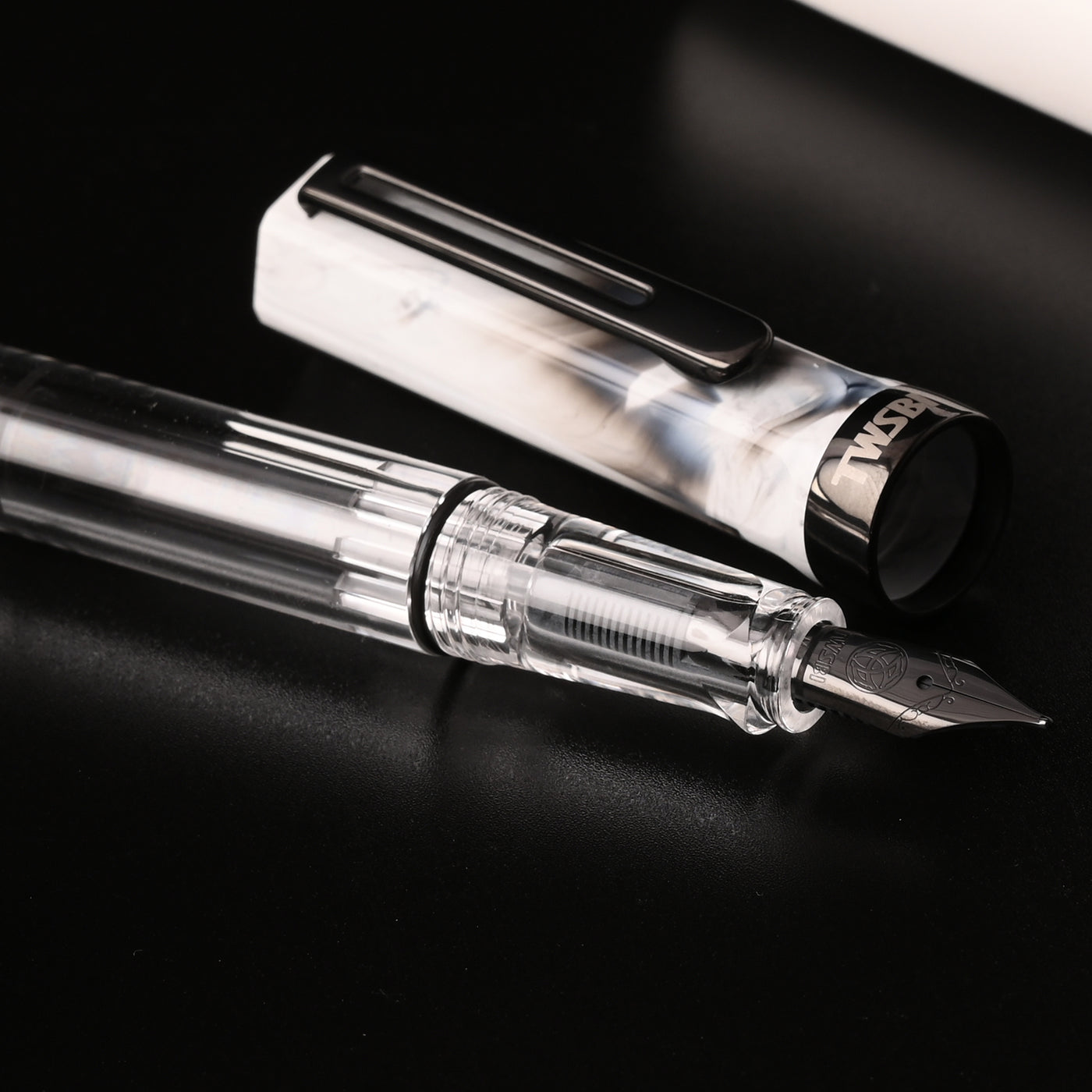 Twsbi Eco Fountain Pen - Carrara Onyx 9