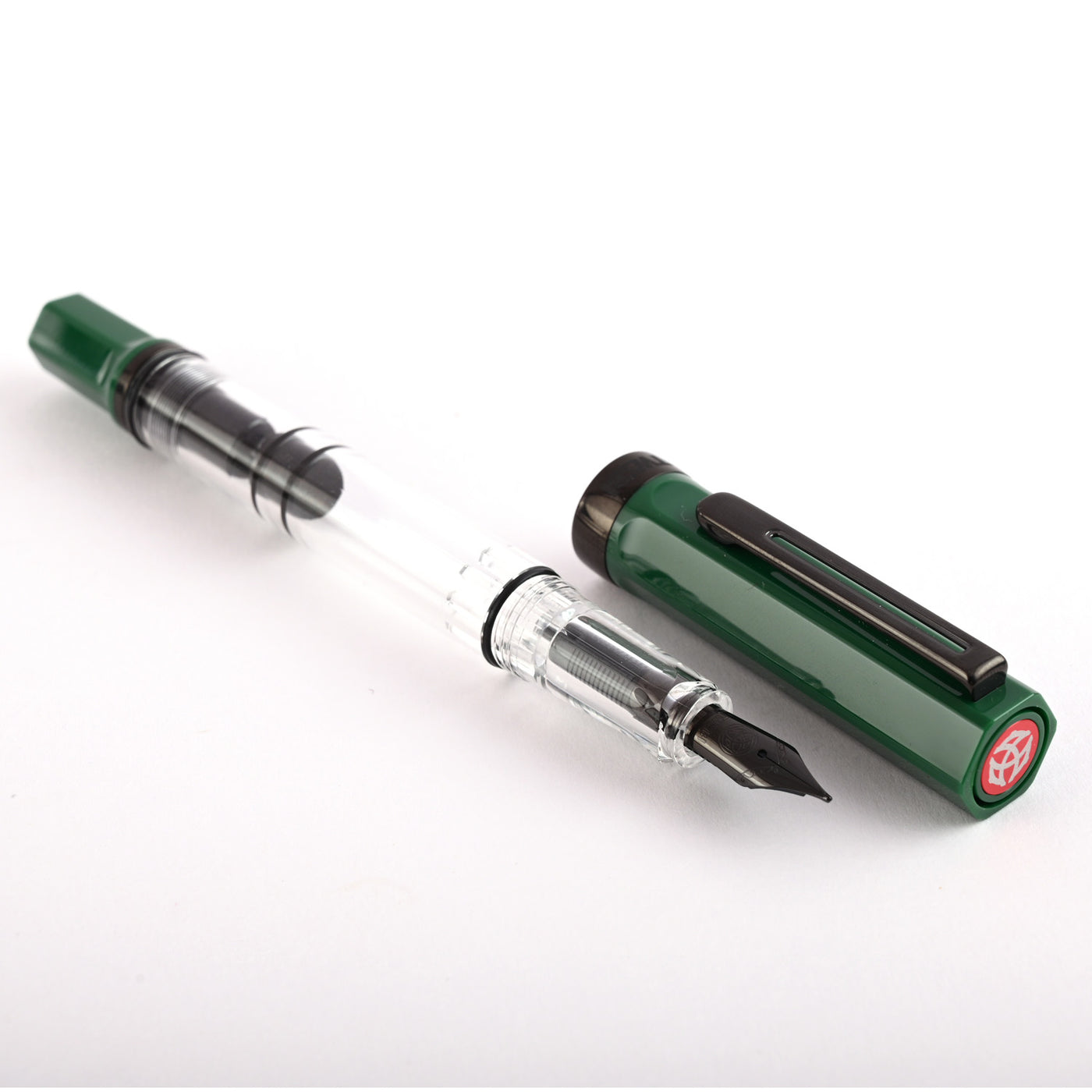 Twsbi Eco Fountain Pen - Irish Green Onyx 1