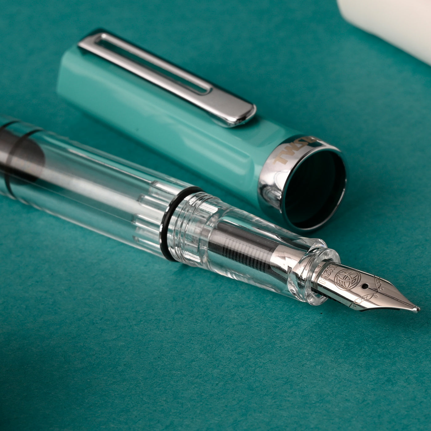 Twsbi Eco Fountain Pen - Persian Green CT 10