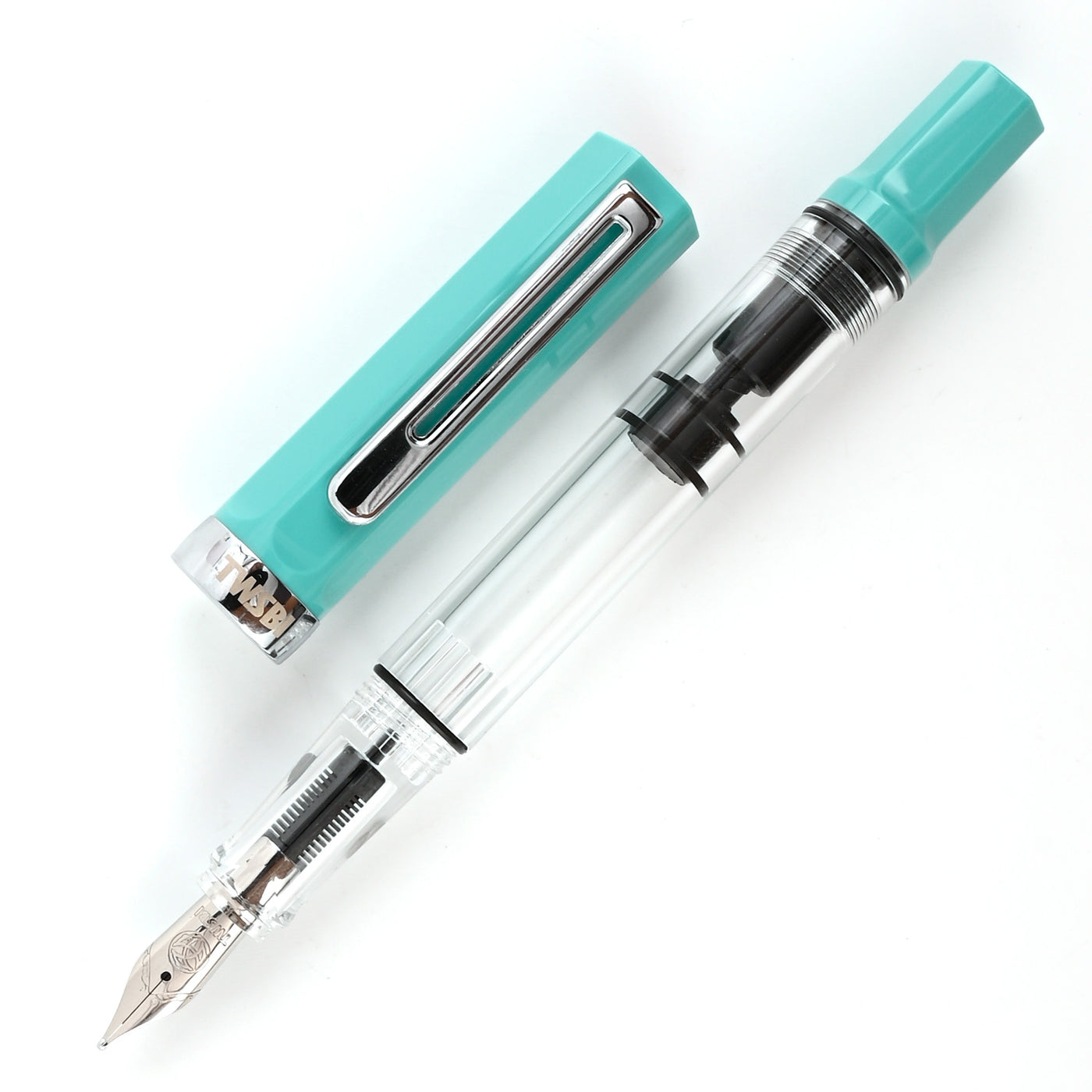 Twsbi Eco Fountain Pen - Persian Green CT 2