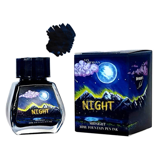 Van Dieman's Night Ink Bottle, Night Midnight - 30ml