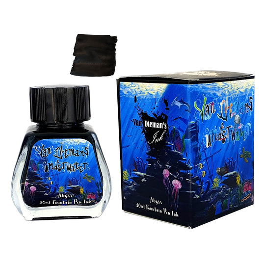 Van Dieman's Underwater Ink Bottle, Abyss - 30ml