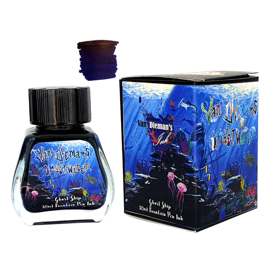 Van Dieman's Underwater Ink Bottle, Ghost Ship - 30ml