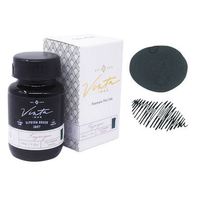 Vinta Heritage Collection Ink Bottle Elysium Green - 30ml 1