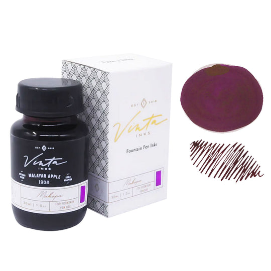 Vinta Heritage Collection Malayan Apple Ink Bottle, Purple - 30ml