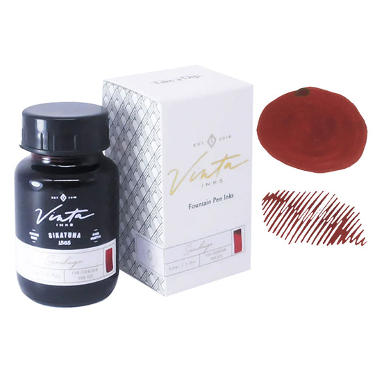 Vinta Original Collection Sikatuna Ink Bottle, Dark Red - 30ml