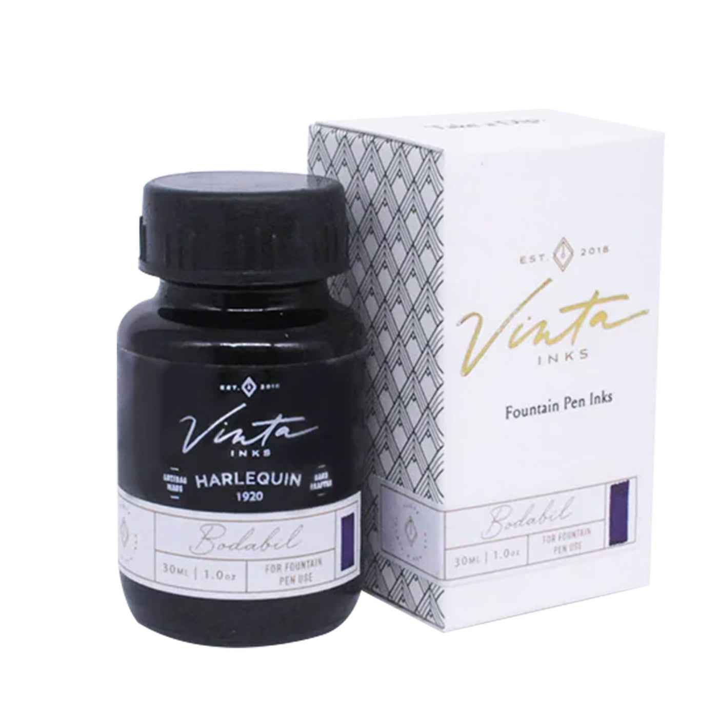 Vinta Special Collection Harlequin Ink Bottle Purple - 30ml 2