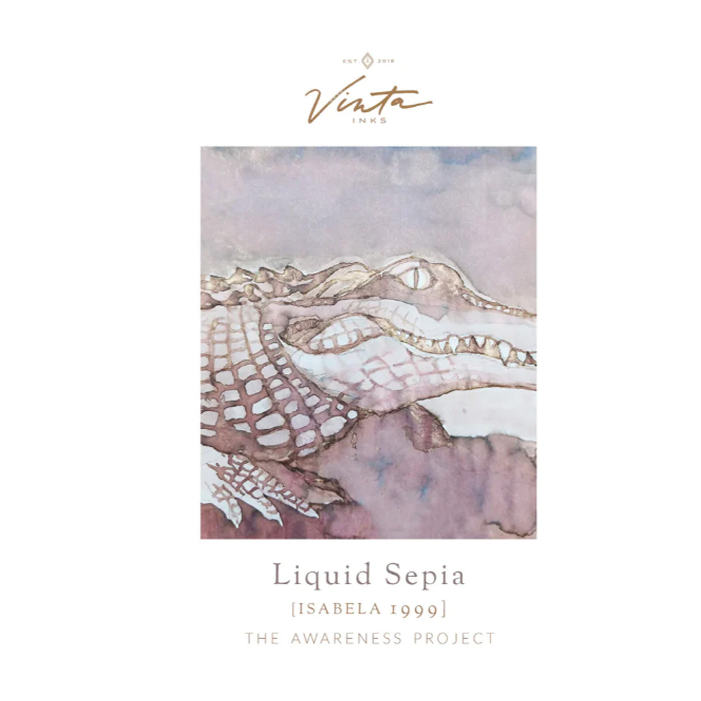 Vinta Awareness Project Liquid Sepia Ink Bottle, Brown - 30ml