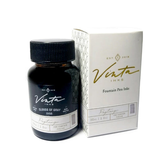Vinta Fairytale Collection Clouds of Gray Ink Bottle, Grey - 30ml
