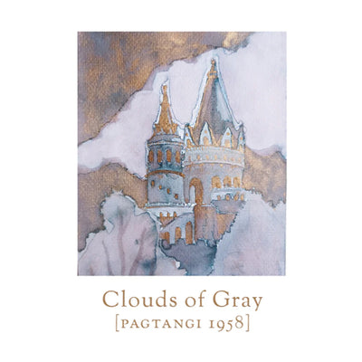 Vinta Fairytale Collection Clouds of Gray Ink Bottle, Grey - 30ml