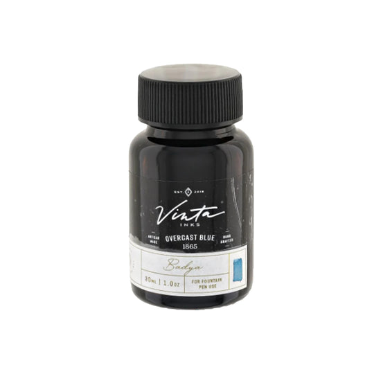 Vinta Hello Rain Collection Overcast Blue Ink Bottle, Blue - 30ml