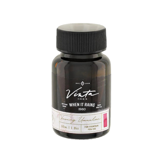 Vinta Hello Rain Collection When it Rains Ink Bottle, Pink - 30ml