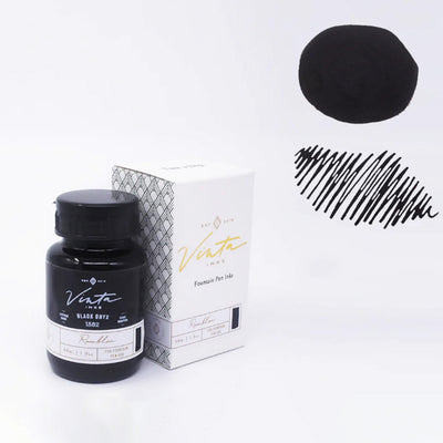 Vinta Heritage Collection Black Onyx Ink Bottle, Black - 30ml