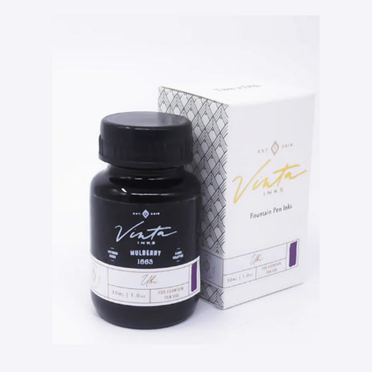 Vinta Heritage Collection Mulberry Ink Bottle, Purple - 30ml