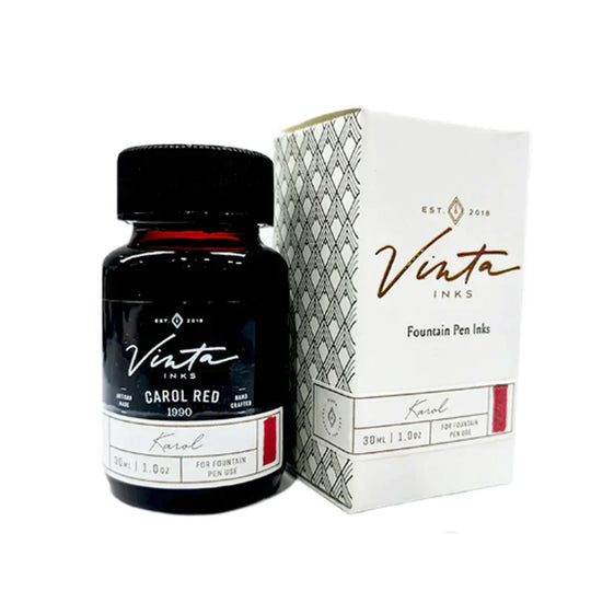 Vinta Holiday Collection Carol Red Ink Bottle, Red - 30ml