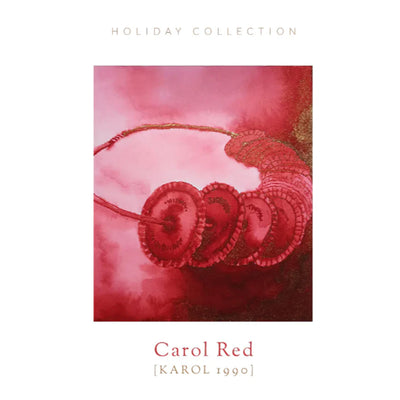 Vinta Holiday Collection Carol Red Ink Bottle, Red - 30ml