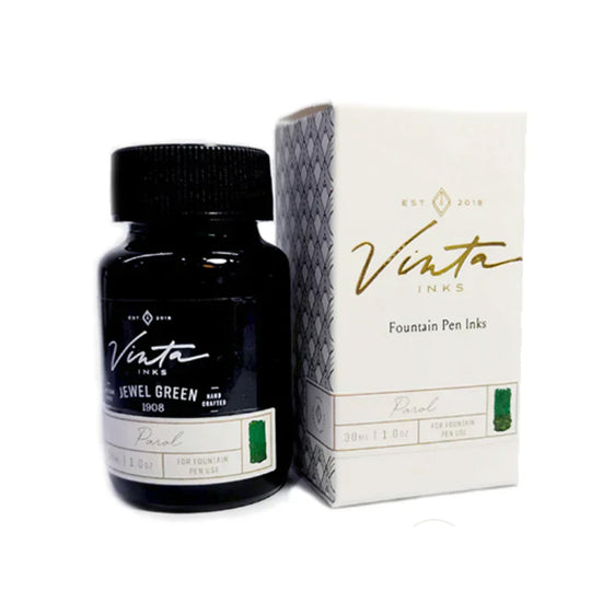 Vinta Holiday Collection Jewel Green Ink Bottle, Green - 30ml