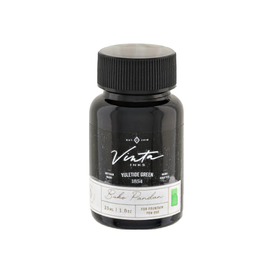 Vinta Holiday Collection Yuletide Green Ink Bottle, Green - 30ml