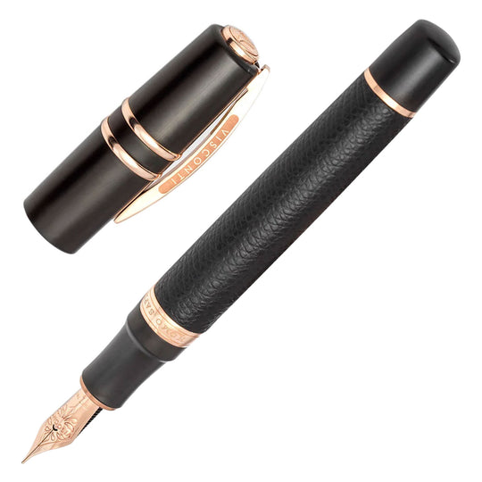Visconti Homo Sapiens Dual Touch Fountain Pen - Black