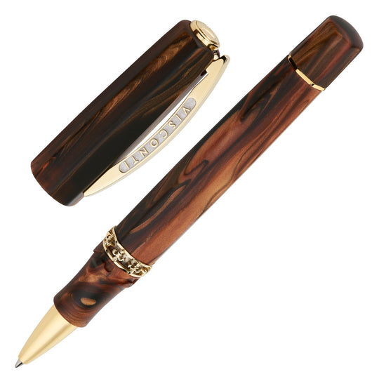 Visconti Medici Yellow Gold Roller Ball Pen