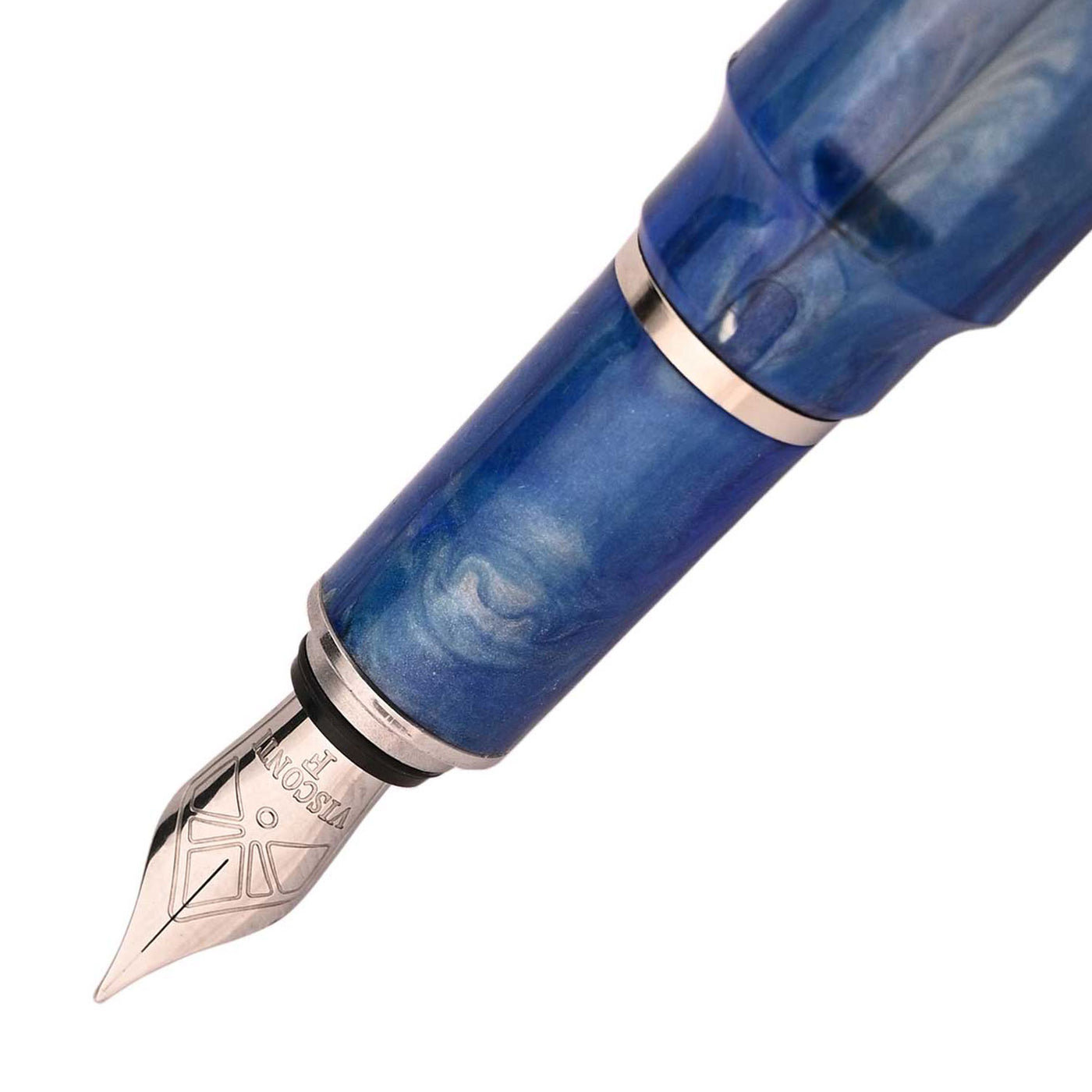 Visconti Mirage Fountain Pen - Aqua Blue CT 2