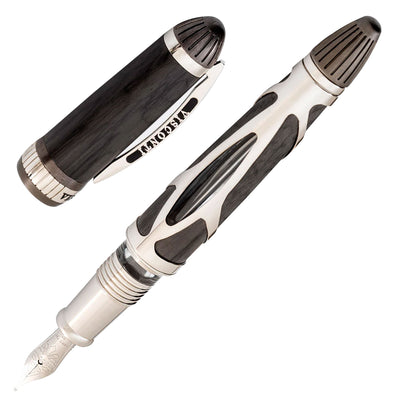 Visconti Torpedo Limited Edition Fountain Pen Carbon Black 23K Palladium Nib 1
