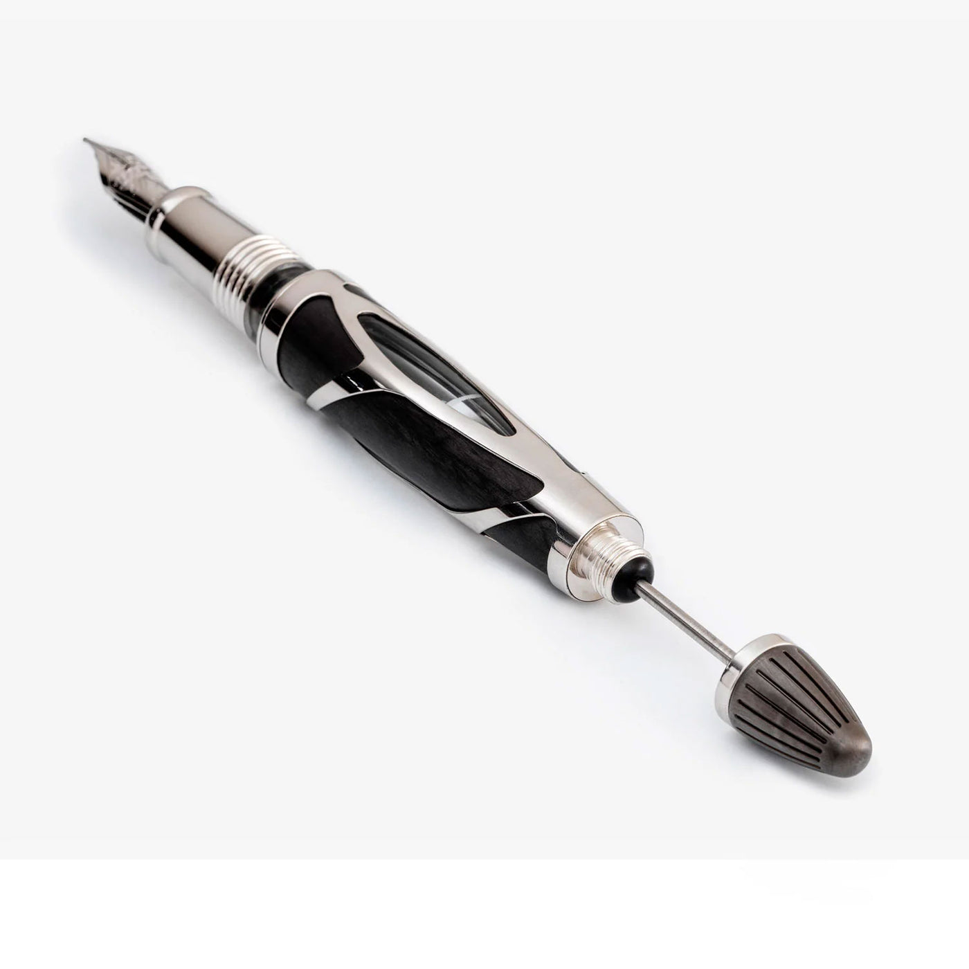 Visconti Torpedo Limited Edition Fountain Pen Carbon Black 23K Palladium Nib 5