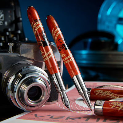 Visconti Alfred Hitchcock Vertigo Roller Ball Pen - Orange (Limited Edition)