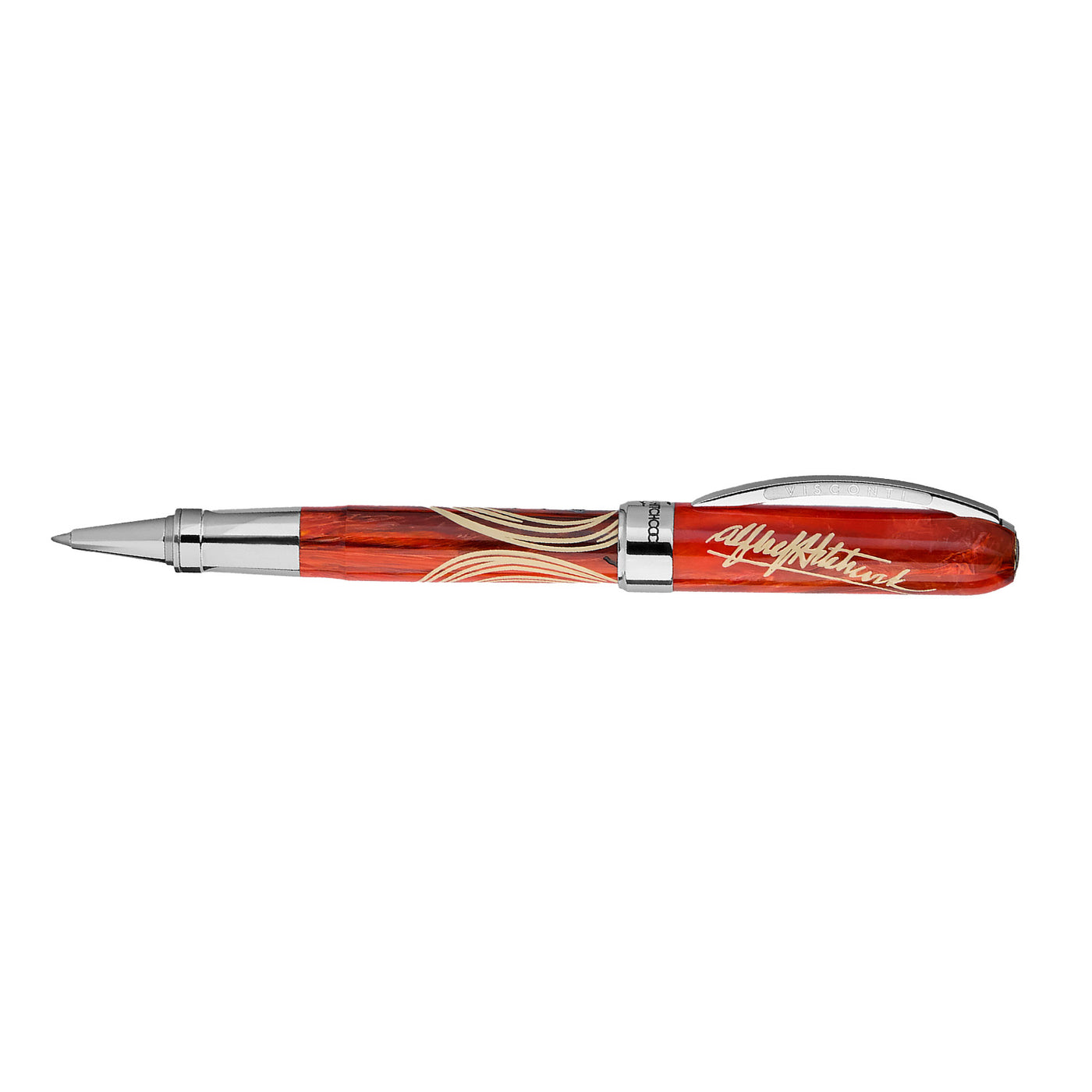 Visconti Alfred Hitchcock Vertigo Roller Ball Pen - Orange (Limited Edition)