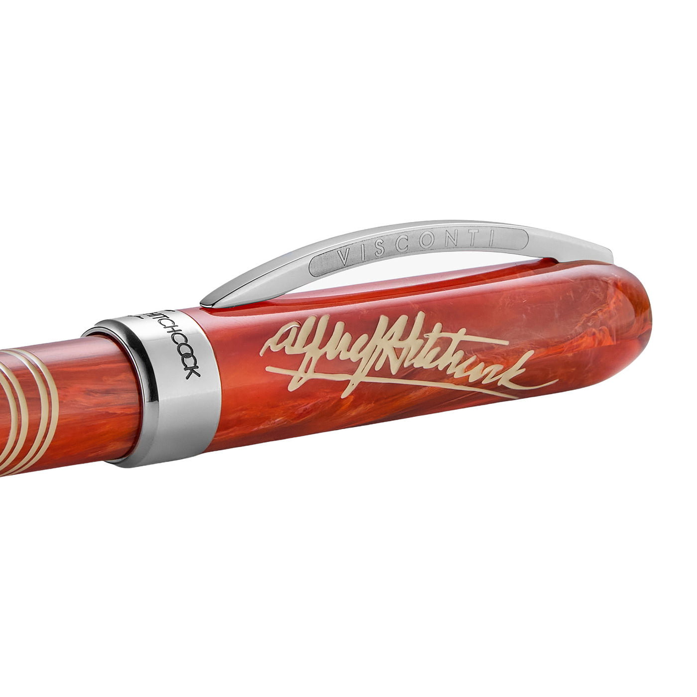 Visconti Alfred Hitchcock Vertigo Roller Ball Pen - Orange (Limited Edition)