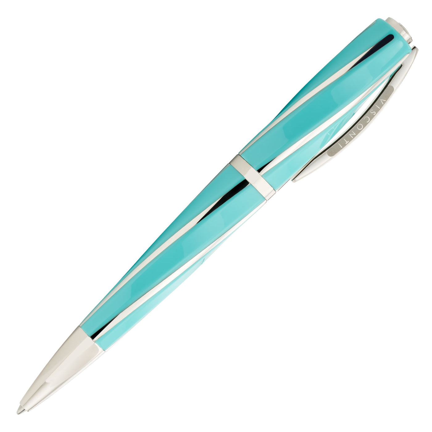 Visconti Divina Elegance Oversize Wave Ball Pen - Green 1